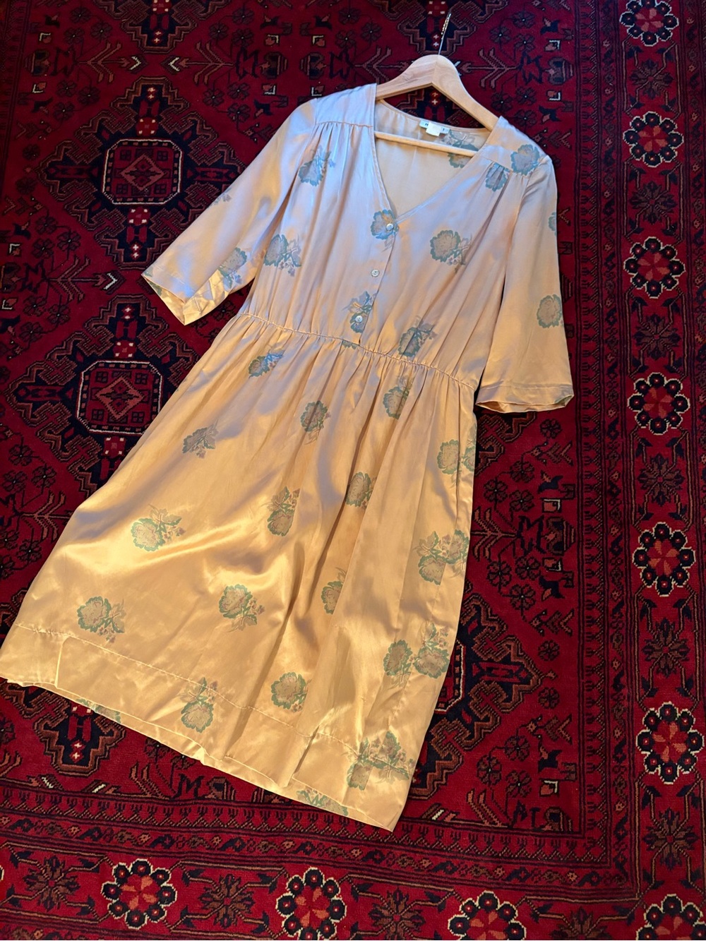 Beloved horses atelier silk peony dress
